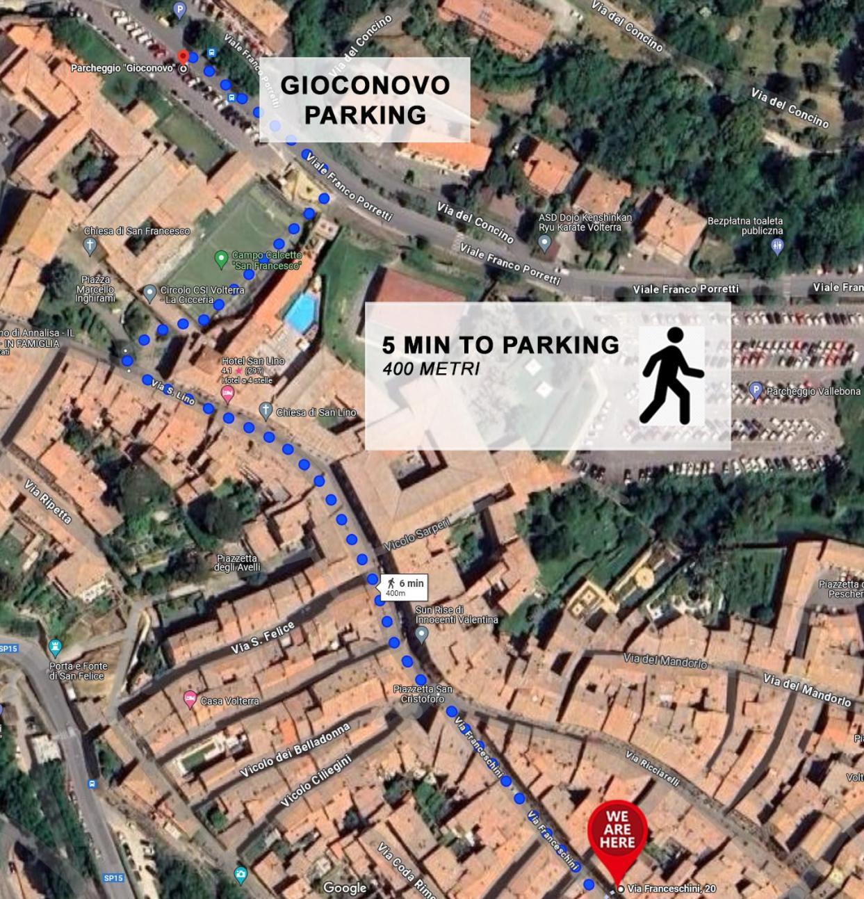 Il Cantuccio- Appartamento In Centro Con Giardino Volterra Exteriör bild