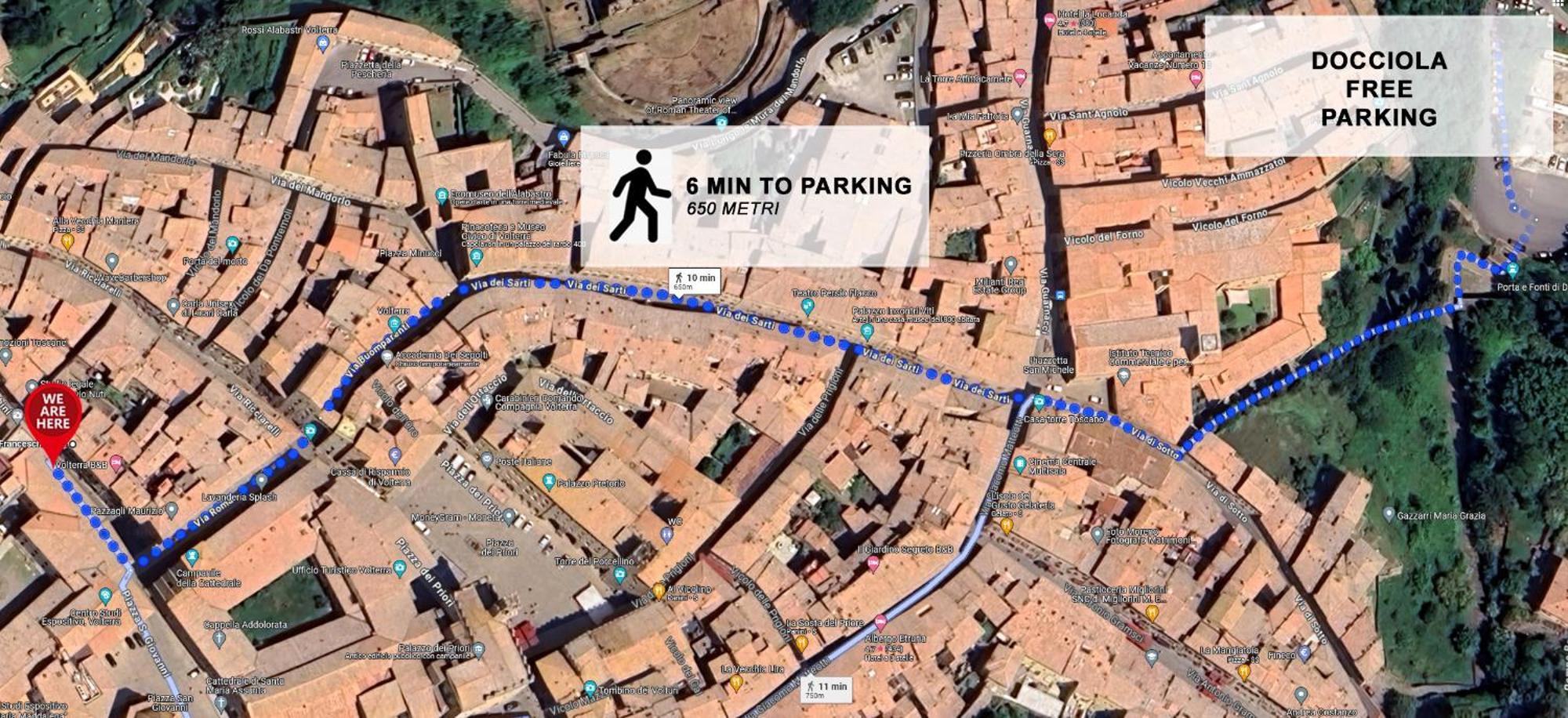 Il Cantuccio- Appartamento In Centro Con Giardino Volterra Exteriör bild